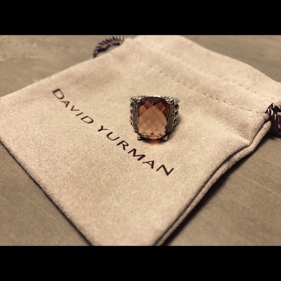 David Yurman Wheaton Morganite with Diamonds